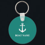 naam boot sleutelhanger<br><div class="desc">Uw persoonlijke naam van het schip  Nautical Anchor sleutelhanger</div>