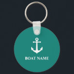 naam boot sleutelhanger<br><div class="desc">Uw persoonlijke naam van het schip  Nautical Anchor sleutelhanger</div>