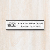 Naam Bord Deurbordje (Voorkant)