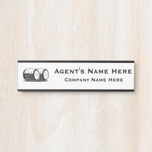 Naam Bord Deurbordje (Voorkant)