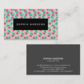 Naam Bord - Hexagon Pattern 02 Visitekaartje (Voorkant / Achterkant)