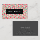 Naam Bord - Hexagon Pattern 04 Visitekaartje (Voorkant / Achterkant)