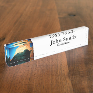 Naam Bord - serie "Petroglyph" Naambordje