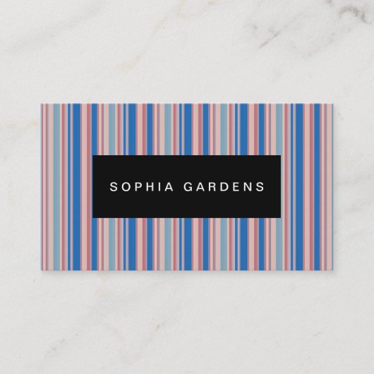 Naam Bord - Stripes 310515 (11) Visitekaartje (Voorkant)