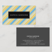 Naam Bord v2 - Stripes 310515 (2) Visitekaartje (Voorkant / Achterkant)