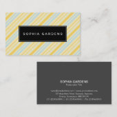 Naam Bord v2 - Stripes 310515 (4) Visitekaartje (Voorkant / Achterkant)