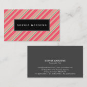 Naam Bord v2 - Stripes 310515 (8) Visitekaartje (Voorkant / Achterkant)