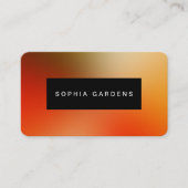 Naam Bord - Zachte Gradiënten Visitekaartje (Voorkant)