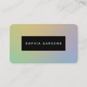 Naam Bord - Zachte Gradiënten Visitekaartje (Voorkant)