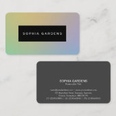 Naam Bord - Zachte Gradiënten Visitekaartje (Voorkant / Achterkant)