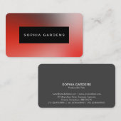 Naam Bord - Zachte Gradiënten Visitekaartje (Voorkant / Achterkant)