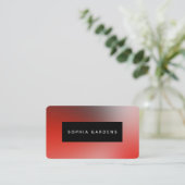 Naam Bord - Zachte Gradiënten Visitekaartje (Staand voorkant)