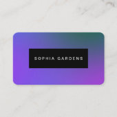 Naam Bord - Zachte Gradiënten Visitekaartje (Voorkant)