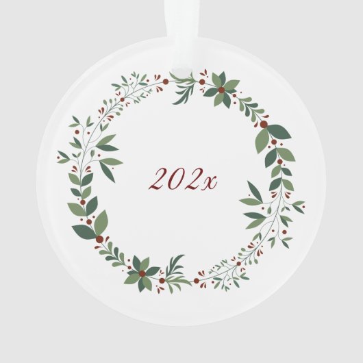 Naam Bourgondische zoete muis kerstboom Ornament (achterkant)