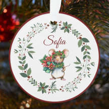 Naam Bourgondische zoete muis kerstboom