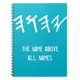 Naam boven alle namen notebook notitieboek