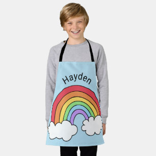 Naam boven de regenboog, gepersonaliseerd schort