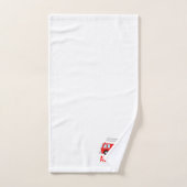 Naam brandende vrachtwagen bad handdoek (Handdoek)