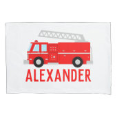 Naam brandende vrachtwagen kussensloop (Voorkant)