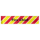 Naam brandweerhoofd Bord Naambordje (Voorkant)