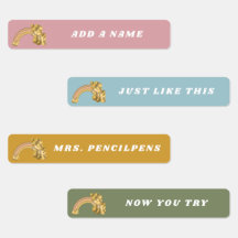 Naam Bright Boho Rainbow