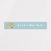 Naam Bright Boho Rainbow Labels (Design 2)