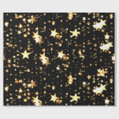 Naam, Bright Stars Nieuwjaar 30-in door 6ft Holida Cadeaupapier (Vlak)