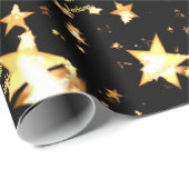 Naam, Bright Stars Nieuwjaar 30-in door 6ft Holida Cadeaupapier (Rol Hoek)
