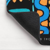 Naam BrightStor geverfd patroon aanpassen Muismat (Hoek)