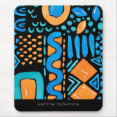 Naam BrightStor geverfd patroon aanpassen Muismat (Voorkant)