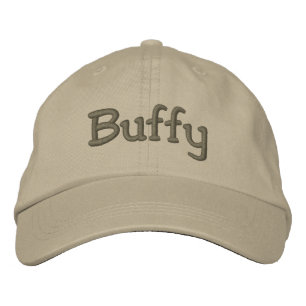 Naam Buffy Borduurd Baseball Pet / Pet
