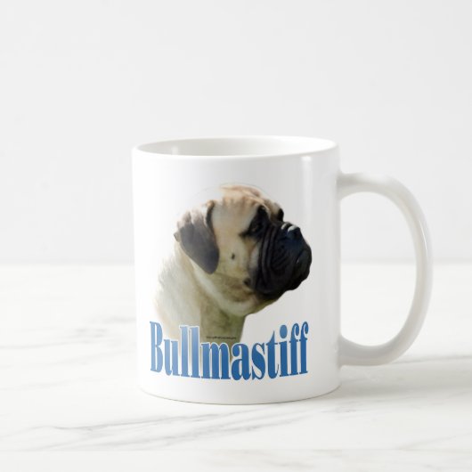 Naam bullmastiff (flawn) koffiemok (Rechts)