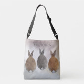 Naam Bunny Rabbit Crossbody Tas (Achterkant)