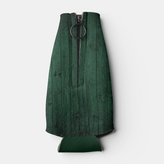 Naam Cabin Familie Rustic Green Wood Forest Flesjeskoeler (Achterkant)