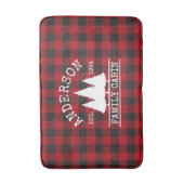 Naam Cabine Familie Rood Buffalo Pset Badmat (Voorkant Verticaal)