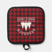 Naam Cabine Familie Rood Buffalo Pset Pannenlap (Voorkant)