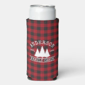 Naam Cabine Familie Rood Buffalo Pset Seltzer Blikjeskoeler (Seltzer Voorkant)