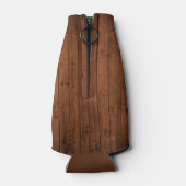 Naam cabine Familie Rustisch Houtbos Flesjeskoeler (Achterkant)