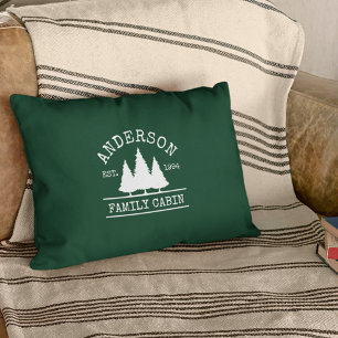 Naam Cabine Familienaam Forest Green Accent Kussen