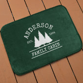 Naam Cabine Familienaam Forest Green Badmat