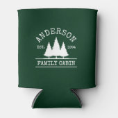 Naam Cabine Familienaam Forest Green Blikjeskoeler (Voorkant)