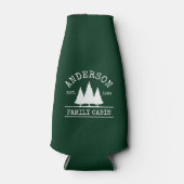 Naam Cabine Familienaam Forest Green Flesjeskoeler (Voorkant)