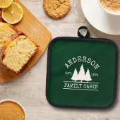 Naam Cabine Familienaam Forest Green Pannenlap