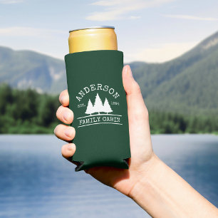 Naam Cabine Familienaam Forest Green Seltzer Blikjeskoeler