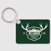 Naam Cabine Familienaam Forest Green Sleutelhanger (Achterkant)