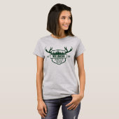 Naam Cabine Familienaam Forest Green T-shirt (Voorkant volledig)