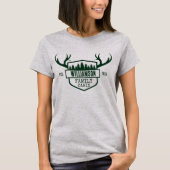 Naam Cabine Familienaam Forest Green T-shirt (Voorkant)