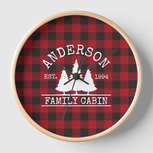 Naam cabinegezin Rustic Red Buffalo Pset (Voorkant)