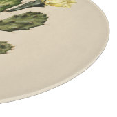Naam Cactus Flower  Glass Cutting Board Snijplank (Hoek)
