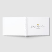 Naam Calligrafie Monogram Hart Gastenboek (Volledig)